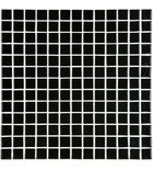 Photo: LISA plato skleněné mozaiky black 2,5x2,5cm