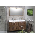 Photo: AMIA Double Basin Vanity Unit 119x60x45cm, oak Collingwood