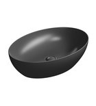 Photo: PURA counter top ceramic washbasin 60x42cm, black matt