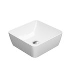 Photo: SAND/NUBES counter top ceramic washbasin 38x38cm, white ExtraGlaze