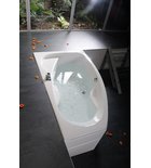 Photo: MAMBA R asymmetrische Badewanne 160x95x44cm, rechts, weiß