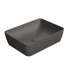 Photo: SAND/NUBES counter top ceramic washbasin 50x38cm, bistro matt