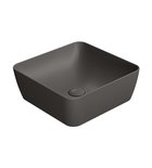 Photo: SAND/NUBES counter top ceramic washbasin 38x38cm, bistro matt