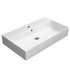 Photo: KUBE X ceramic washbasin 80x47cm, white ExtraGlaze
