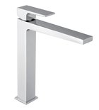 Photo: DIMY High Washbasin Mixer Tap without Pop Up Waste, extended spout/chrome