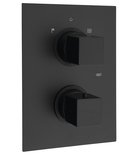 Photo: DIMY podomietková sprchová termostatická batéria, 2 výstupy, čierný
