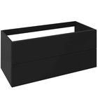 Photo: TREOS szafka z szufladami 110x53x50,5cm, czarny mat
