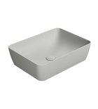 Photo: SAND/NUBES counter top ceramic washbasin 50x38cm, cenere matt