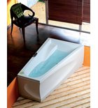 Photo: CHIQUITA R asymmetrische Badewanne 170x100x45cm, weiß