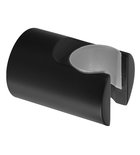 Photo: Wall Mounted Oval Hand Shower Holder, black matt