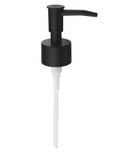 Photo: Spare pump for soap dispenser, plastic, black matt