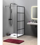 Photo: CURE BLACK Shower Enclosure 1000 mm, clear glass
