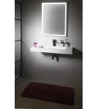 Photo: SORT mirror with LED lighting 47x70cm, black matt
