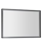Photo: SORT zrkadlo s LED osvetlením 100x70cm, čierna mat