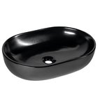Photo: CALEO counter top ceramic washbasin 60x42 cm, black matt