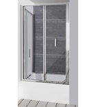 Photo: DEEP drzwi prysznicowe składane 1000x1650mm, szkło czyste