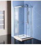 Photo: EASY LINE Square Shower Enclosure 900x900mm, glass BRICK