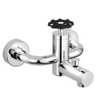 Photo: INDUSTRY Wall Mounted Bath Mixer Tap, chrome/black