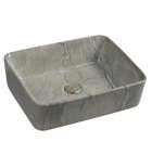 Photo: DALMA counter top ceramic washbasin 48x38 cm, grigio