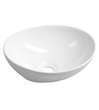 Photo: Counter top ceramic washbasin 42x34 cm, white