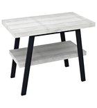 Photo: TWIGA umývadlový stolík 100x72x50 cm, čierna matná/dub starobiely