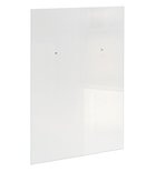 Photo: ARCHITEX LINE tempered clear glass, 1205x1997x8mm, with holes for towel rail