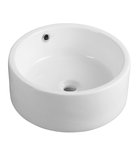 Photo: Counter top ceramic washbasin Ø 42 cm, white