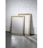 Photo: DEGAS zrcadlo v dřevěném rámu 716x916mm, černá/starobronz