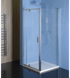 Photo: EASY LINE kabina prysznicowa 800-900x900mm, obrotowe drzwi, L/P, szkło Brick