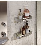 Photo: SMART shower shelf, 300x45x128mm, polished stainless steel