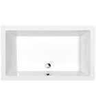 Photo: DEEP shower tray, with support frame, rectangle, 130x75x26cm, white