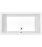 Photo: DEEP shower tray with support frame, rectangle, 140x75x26cm, white