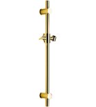 Photo: Sprchová tyč, posuvný držák, kulatá, 700mm, zlato
