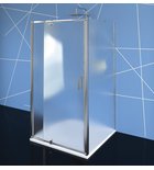 Photo: EASY LINE třístěnný sprchový kout 900-1000x800mm, pivot dveře, L/P varianta, Brick sklo