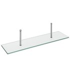 Photo: Glass Shelf for Mirror Cabinet, inc Fixings, 50cm, chrome