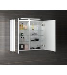 Photo: LUCIE mirror cabinet incl. LED light, 86x70x17cm, white