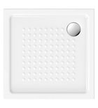 Photo: Ceramic shower tray square 80x80x4,5cm, white ExtraGlaze