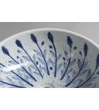 Photo: PRIORI Keramik-Waschtisch Ø 41 cm, weiß mit blau Muster