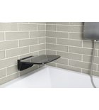 Photo: SAAP BLACK sklopné sedátko do sprchového koutu, 35x32,8cm,černá