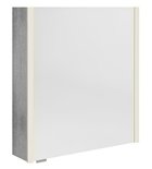 Photo: ALIX Mirror cabinet with LED lighting 66x70x17,5cm, left/right, silver oak