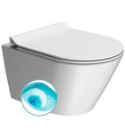Photo: KUBE X závesná WC misa, Swirlflush, 36x50cm, biela dual-mat