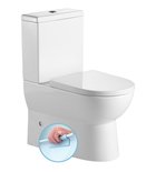 Photo: JALTA close coupled toilet, Rimless, S-Trap/P-Trap, white
