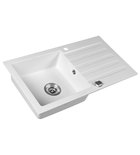 Photo: Inset Granite Sink with drainer, 78x44cm, white