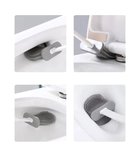 Photo: Silikon-WC-Bürste zum Stellen/Einhängen, weiß