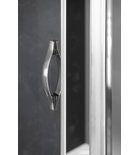 Photo: SIGMA SIMPLY kabina prysznicowa 900x700mm, drzwi obrotowe, L/P, szkło Brick