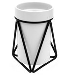 Photo: MILA pohár na postavenie, čierná/keramika