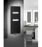 Photo: TABELLA OPEN bathroom radiator 590x1490 mm, black matt