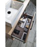 Photo: VEGA sestava koupelnového nábytku, š. 104 cm, dub platin