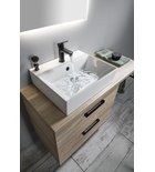 Photo: VEGA sestava koupelnového nábytku, š. 125 cm, dub platin