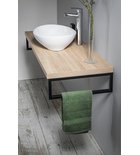 Photo: VEGA sestava koupelnového nábytku, š. 97,5 cm, dub platin
